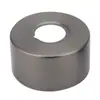 Capa Decorativa para Chuveiro Cor Cinza Chumbo, Tampa para Válvula Misturadora de Chuveiro em Aço Inoxidável, Tampa Redonda de 4/6 Polegadas, Ampliada e Espessada