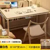 Mesa plegable para apartamento pequeño que ahorra espacio, escritorio móvil, escritorio para computadora de dormitorio en casa, mesita de noche para persona perezosa, escritorio de estudio simple