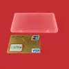 Caja de Pintura Grande Caja de PP Organizador de Identificaciones Estudiantiles Empaque Transparente con Tapa Conveniente Caja Plana Caja para Guardar Mascarillas