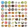 Pacote de Adesivos Estilo Ins Série Donut Capa Decorativa para Celular Copo de Água Desenho Animado Fofo Personalizado Adesivos para Caderno Criativo