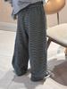 Pantalones Rectos para Niños 2026 Nuevos Elegantes Pantalones de Otoño para Niños Pantalones Deportivos de Chándal Rayados de Punto
