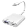 Cabo Adaptador OTG para Apple Cabo de Conversão USB Celular Computador Pen Drive USB Mouse Teclado Adaptador de Pen Drive USB Multifuncional