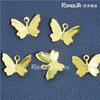 Accesorios Pieza Colgante Pequeña de Joyería Metal Pequeña Joyería Mariposa Pequeña Picada Flor Pieza Colgante Individual Flor Pieza