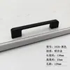 Manija de Tirador Pequeña Negra Estilo Americano Manija de Puerta de Armario de Aleación de Aluminio Minimalista Moderna Manija de Tirador de Agujero Único para Cajón de Gabinete Mediterráneo