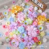 52 Cabeças de Flores Artificiais para Grampos de Cabelo DIY, Adereços de Arranjo Floral para Fotografia e Decoração de Cena Artesanal