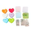Pinzas de Plástico en Forma de Corazón en Colores Macarrón, Pinzas Pequeñas para Fotos, Pinzas Cuadradas para Almacenamiento y Unión, Pinzas de Estrella de Cinco Puntas para Almacenamiento Creativo