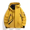 Chaqueta Cortavientos e Impermeable para Deportes al Aire Libre para Hombre Primavera y Otoño Nuevo Estilo Versátil Holgada para Hombre