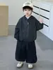 Roupa de outono para meninos 2026 novas roupas estilosas e da moda para meninos pequenos, moda infantil primavera e outono conjunto de três peças