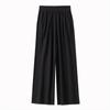 Toque Suave Calor Calças Longas de Lã Calças Retas 100% Lã para Mulheres Estilo Novo de Primavera Amigáveis à Pele Cintura Alta Calças de Perna Larga com Caimento