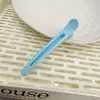 Pinzas de pico de pato color macarrón, pinzas para el cabello simples de estilo coreano para sujetar el flequillo y los cabellos sueltos mientras te lavas la cara, tamaño grande, pinzas para el cabello que no marcan