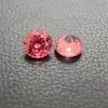 Pedras Preciosas Coloridas Cultivadas, Pedras Preciosas Coloridas Redondas, Rubi, Safira, Padparadscha, Joias Sintéticas Criadas em Laboratório