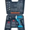 Taladro de Mano Transfronterizo del Fabricante Set Destornillador Eléctrico Multifuncional para el Hogar Recargable Doble Velocidad Impacto Taladro Eléctrico de Litio Herramienta