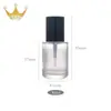Frasco 10ml 30ml Botella de Vidrio Transparente Tipo Empuje Botella de Empaque Cosmético Botella de Esencia Botella de Loción Sub-botella