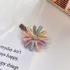 Nuevo Girasol de Cristal Margarita Versátil Accesorio para el Cabello con Pedrería Flequillo Lateral Fresco Clip Adorno Floral para el Cabello