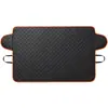 Funda semi-cubierta flockeada engrosada para parabrisas de coche, protector de nieve de invierno, parasol para coche, parasol para parabrisas de SUV todoterreno