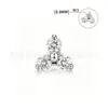 Aretes de Titanio F136 de Alto Pulido Super Brillantes, Tres Piezas, Aretes para Labio, Aretes para Ceja, Aretes para Lengua, Joyería para Piercings, Fábrica, Venta al por Mayor