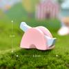 Novo playground micro paisagem jardinagem DIY bolo decoração acessórios roda gigante deslizar cavalo de Tróia ornamentos de resina
