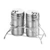 Nuevo Frasco de Acero Inoxidable para Condimentos Botella de Condimentos para Barbacoa Rociador de Pimienta y Chile Tamizador de Polvo de Acero Tamiz de Malla Fina para Polvo