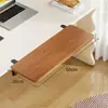Tablero de extensión para escritorio, escritorio de oficina sin taladrar, organizador de escritorio expandible, plegable, ampliado y alargado, tablero de extensión con reposabrazos