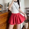 Pantalones Falda de Tenis de Doble Capa para Mujer Verano Nuevo Estilo Ballet para Mujer Falda Deportiva Aspecto Adelgazante Falda Plisada Línea A