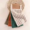Toalla Pequeña Estampada de Terciopelo Coral, Paño de Limpieza Engrosado, Toalla de Limpieza de Cocina, Toalla Cuadrada Multifuncional de Secado Rápido al por Mayor, Toalla de Mano