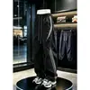 Pantalones de senderismo de secado rápido a rayas gris oscuro, pantalones casuales ligeros y transpirables para hombre, adecuados para actividades al aire libre y montañismo