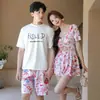 Moda Dropshipping Maiô de Casal Estampa Fashion Elegante Emagrecedor Cobertura da Barriga Estilo Saia Peça Única Maiô Feminino Shorts de Praia Masculino