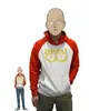 Cárdigan Yqcr, Mismo Estilo que el Sudadera con Capucha y Cremallera Impresa en 3D Oppai del Maestro Dongli Saitama para Hombre, Corte Holgado