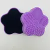 Nova Almofada de Limpeza para Pincéis de Maquiagem de Silicone Estrela do Mar Ferramentas de Beleza de Silicone com Esponja Caixa de Limpeza para Ferramentas de Beleza