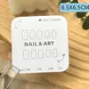 Em estoque Rosa em relevo com embalagem de cartão de unha display de cartão para nail art design de rótulo de fundo tridimensional de alta qualidade atacado