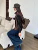 Bolsa de Axila Boston Feminina 2026 Nova Outono/Inverno Versátil Bolsa de Ombro Único Transversal Nicho Casual Almofada Bolsa Feminina