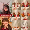 Pasador de Navidad Corea del Sur pasador infantil para niñas bebé clip de ciervo festivo tocado parte trasera de la cabeza accesorios para el pelo de Navidad