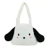 Nova Bolsa de Mão Simples e Fofa de Cachorro Pacha para Estudantes, Bolsa de Ombro Transversal, Bolsa de Brinquedo de Pelúcia de Três Usos com Grande Capacidade