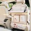 Organizador de respaldo de asiento de coche Blue Rain, bolsa de almacenamiento multifuncional para coche, caja de almacenamiento para asiento trasero