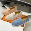 Item popular de comércio exterior: Sapatos Loafers Femininos da Marca H, de Couro Genuíno da Moda, Sapatos Rasos Clássicos Versáteis de Couro, Sapatos Femininos de Tamanho Grande para Venda Transfronteiriça