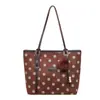 Bolso tote de lunares de gran capacidad de moda para mujer, nuevo estilo de verano, versátil, chic y moderno, bolso de mano, bolso de hombro y bolso de axila