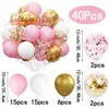 Amazon Cross-Border 40 Peças Balão de Confete Dia dos Formandos Casamento Decoração Balão Festa de Aniversário