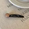 Pasador de Pelo de Perlas de Colores Coreanos, Estilo Nuevo para Niñas con un Toque de Lujo, Pinza para Flequillo y Cabello Fino, Accesorio para el Cabello de Bebé
