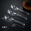 Cucharas de Sopa de Plástico Empacadas Individualmente, Papilla de Nido de Pájaro, Utensilios Desechables para Postre para Llevar, Cucharas Desechables Engrosadas, Cucharas de Nido de Pájaro de Grado Alimenticio