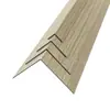 Foshan Tira Decorativa de Acero Inoxidable 304 en Forma de L Acero Inoxidable con Veta de Madera Tira de Borde de Ángulo Recto de Acero Inoxidable Rodapié de Acero Inoxidable Personalización