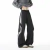 Pantalones Casuales de Seda Helada para Hombre para Exteriores, Pantalones Largos Rectos Sueltos Finos de Verano de Secado Rápido, Pantalones Largos Resistentes al Agua de Moda High Street