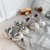 Zapatos Infantiles 2026 Otoño Nuevos de Moda con Cordones Doble Malla Tenis con Suelas Suaves para Niños y Niñas Casuales Zapatos de Papá