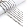 Corrente de Aço Inoxidável Multicor de Metal Acessórios DIY de Aço Inoxidável Corrente de Anel O Corrente de Terra Corrente Cubana de Aço Titânio Corrente Atacado