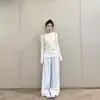 Camiseta impresa de estilo dulce y suave para mujer, nuevo modelo 2026, corte ajustado, versátil, cuello redondo, manga larga
