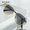 Nuevas Gafas de Sol de Aviador para Hombre, Gafas Retro de Metal de Moda, Gafas de Sol Versátiles Casuales 2022