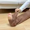 Nuevos Calcetines de Piso de Oso de Peluche Lindos y Cómodos Calcetines Largos Simples Rodilleras Calcetines Altos Cálidos Calcetines para Deportes al Aire Libre
