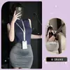 Ropa de interés sexual para mujer lencería de juego de rol medias sexys de encaje hasta la rodilla uniforme de rasgado a mano tentación pareja