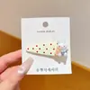 Pinza para el Cabello de Conejito con Puntos, Dulce y Linda, Estilo Coreano, Suave y Adorable, Dibujo Animado Femenino para Flequillo Lateral y Pinza de Pato, Accesorio para el Cabello