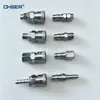 Conector rápido tipo C SP20 conector macho y hembra PP20 autobloqueante SH giro rápido PH enchufe rápido tubo de aire pistola de aire pequeña rosca interior y exterior