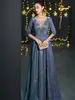 Vestido largo de lentejuelas con bajo amplio para mujer, vestido de noche adelgazante, versátil, elegante y sofisticado, vestido de verano